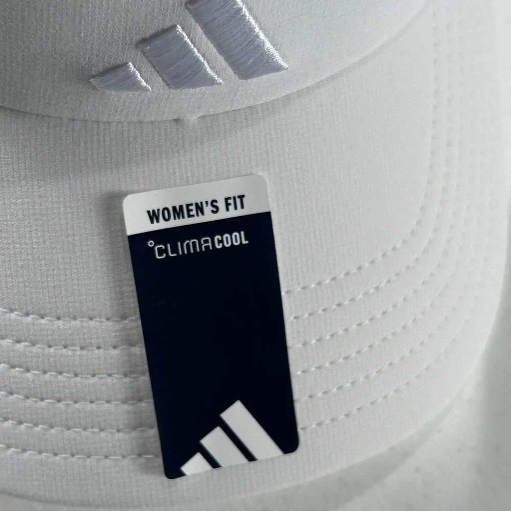 Adidas Women's Match 2.0 Climacool Athletic Golf‎ Tennis Visor White Hat NEW